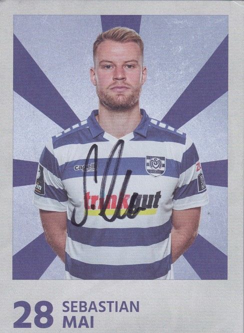 Autogramm Fussball | MSV Duisburg | 2022 | Sebastian MAI