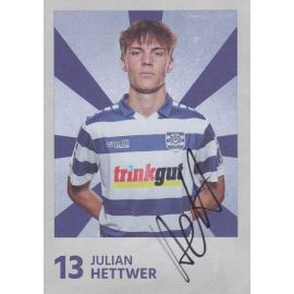 Autogramm Fussball | MSV Duisburg | 2022 | Julian HETTWER