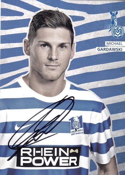 Autogramm Fussball | MSV Duisburg | 2013 | Michael GARDAWSKI