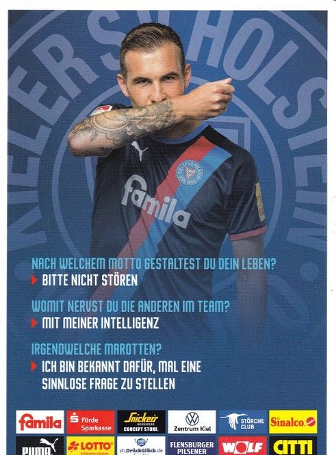 Autogramm Fussball | Holstein Kiel | 2021 | Marco KOMENDA