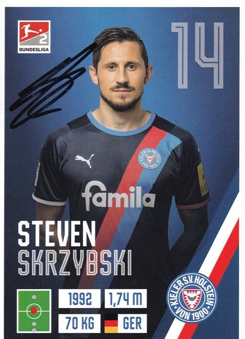 Autogramm Fussball | Holstein Kiel | 2021 | Steven SKRZYBSKI