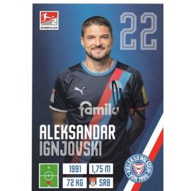 Autogramm Fussball | Holstein Kiel | 2021 | Aleksandar IGNJOVSKI
