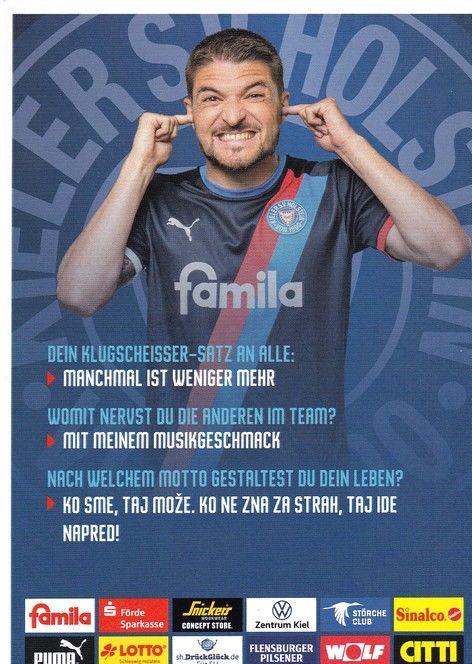 Autogramm Fussball | Holstein Kiel | 2021 | Aleksandar IGNJOVSKI