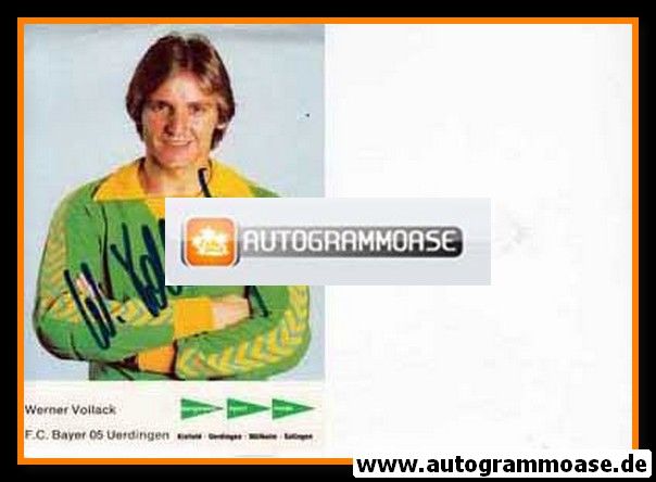Autogramm Fussball | KFC Uerdingen 05 | 1980er | Werner VOLLACK (Borgmann)