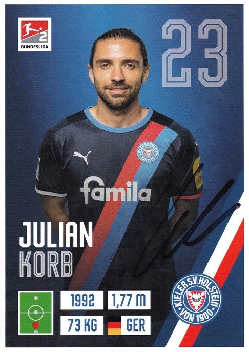 Autogramm Fussball | Holstein Kiel | 2021 | Julian KORB