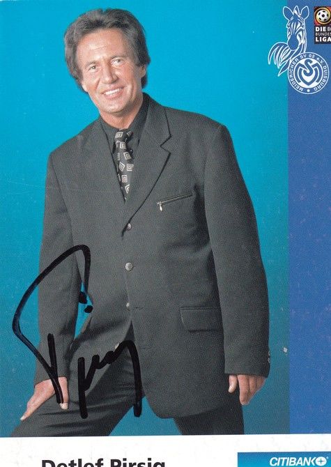 Autogramm Fussball | MSV Duisburg | 2001 | Detlef PIRSIG