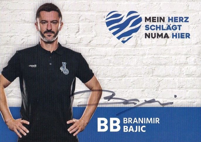 Autogramm Fussball | MSV Duisburg | 2021 | Branimir BAJIC