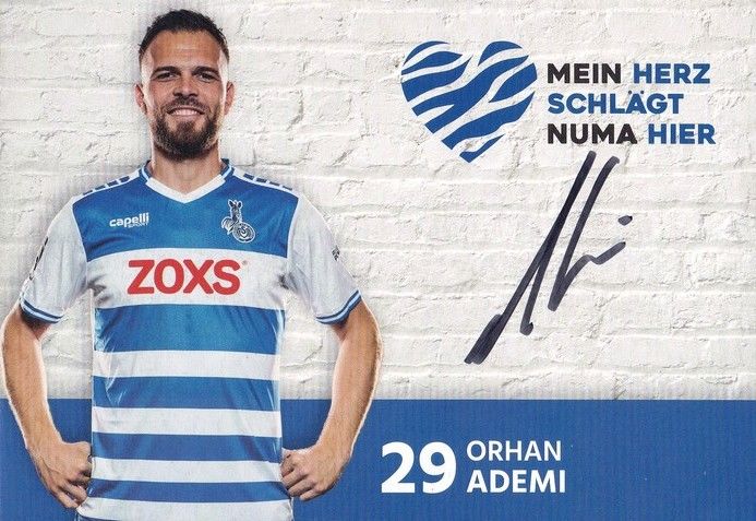 Autogramm Fussball | MSV Duisburg | 2021 | Orhan ADEMI