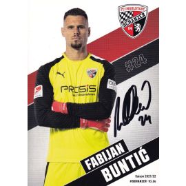 Autogramm Fussball | FC Ingolstadt 04 | 2021 | Fabijan BUNTIC