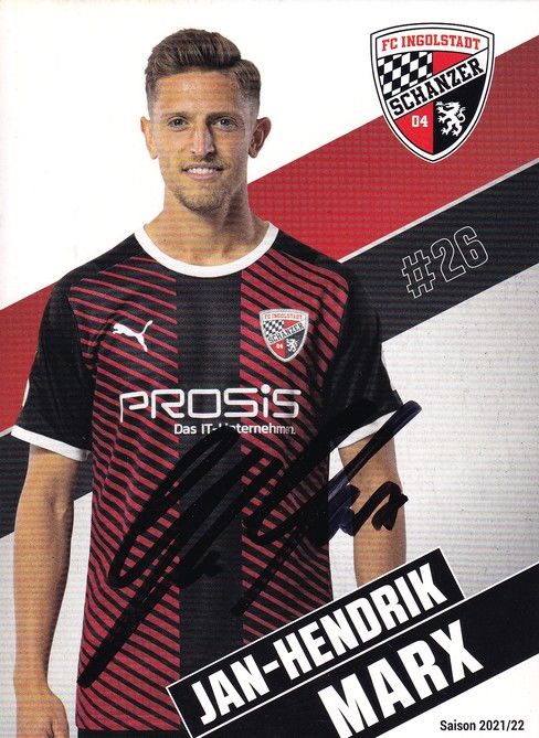 Autogramm Fussball | FC Ingolstadt 04 | 2021 | Jan-Hendrik MARX
