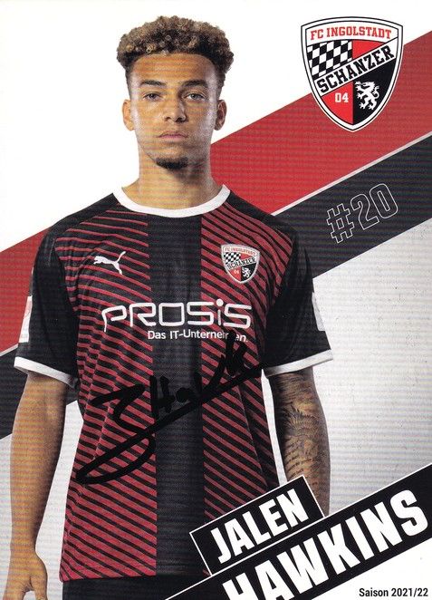 Autogramm Fussball | FC Ingolstadt 04 | 2021 | Jalen HAWKINS
