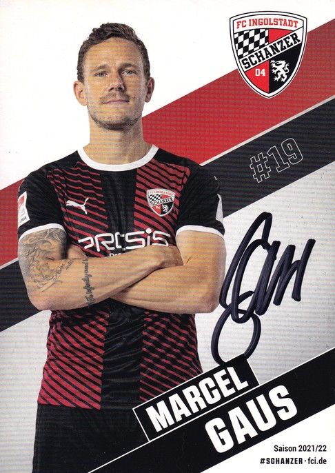 Autogramm Fussball | FC Ingolstadt 04 | 2021 | Marcel GAUS
