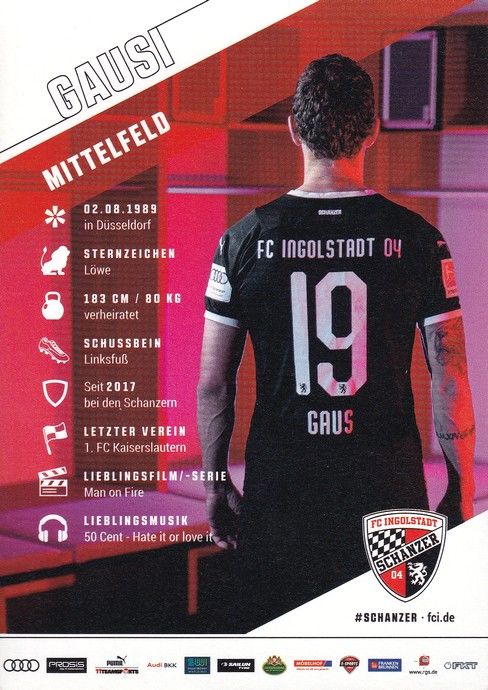 Autogramm Fussball | FC Ingolstadt 04 | 2021 | Marcel GAUS