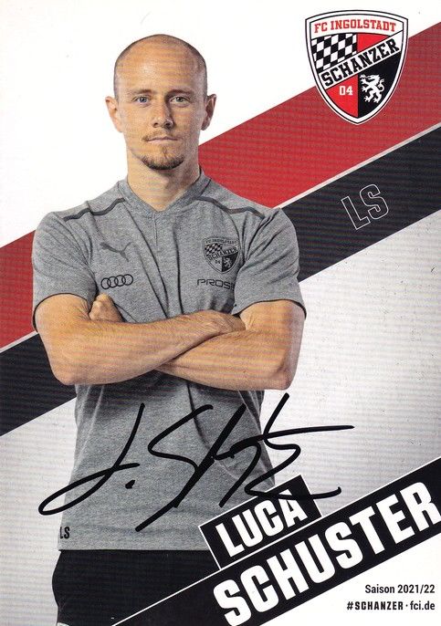 Autogramm Fussball | FC Ingolstadt 04 | 2021 | Luca SCHUSTER