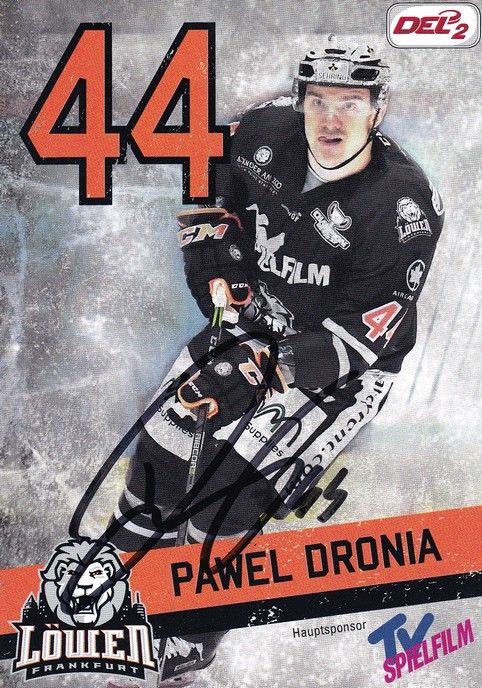 Autogramm Eishockey | Löwen Frankfurt | 2017 | Pawel DRONIA