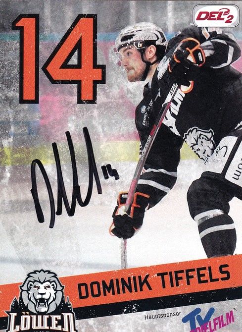 Autogramm Eishockey | Löwen Frankfurt | 2017 | Dominik TIFFELS