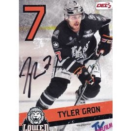 Autogramm Eishockey | Löwen Frankfurt | 2017 | Tyler GRON