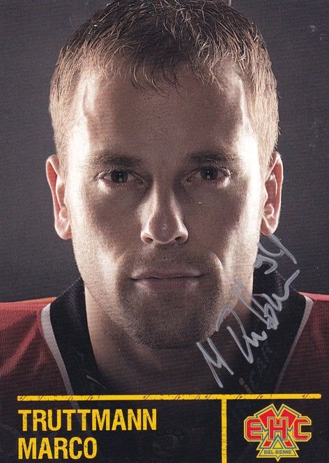 Autogramm Eishockey | EHC Biel | 2000er | Marco TRUTTMANN