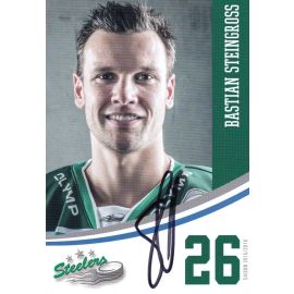 Autogramm Eishockey | SC Bietigheim Steelers | 2015 | Bastian STEINGROSS