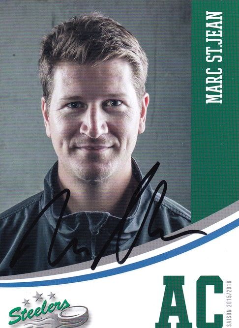 Autogramm Eishockey | SC Bietigheim Steelers | 2015 | Marc ST. JEAN