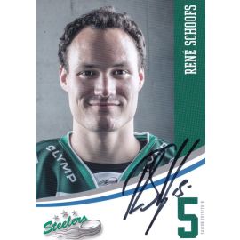 Autogramm Eishockey | SC Bietigheim Steelers | 2015 | Rene SCHOOFS