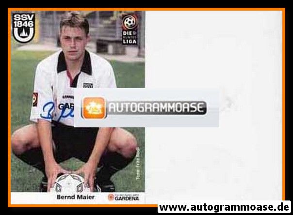 Autogramm Fussball | SSV Ulm 1846 | 1998 | Bernd MAIER