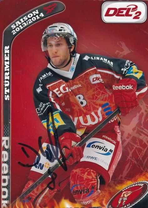 Autogramm Eishockey | Eispiraten Crimmitschau | 2013 Foto | Dominic WALSH