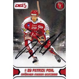 Autogramm Eishockey | Eispiraten Crimmitschau | 2015 Foto | Patrick POHL