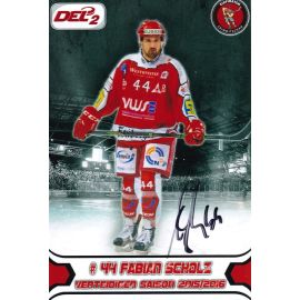 Autogramm Eishockey | Eispiraten Crimmitschau | 2015 Foto | Fabian SCHOLZ