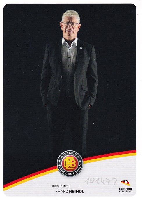 Autogramm Eishockey | DEB Nationalteam | 2010er Westminster | Franz REINDL