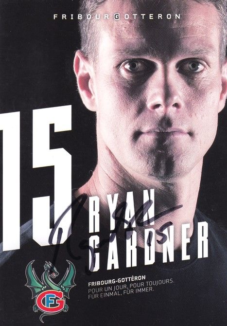 Autogramm Eishockey | HC Fribourg-Gotteron | 2015 | Ryan GARDNER