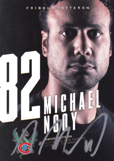 Autogramm Eishockey | HC Fribourg-Gotteron | 2015 | Michael NGOY