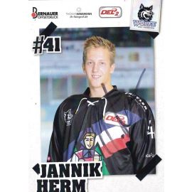 Autogramm Eishockey | EHC Freiburg | 2010er | Jannik HERM