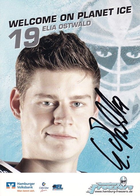 Autogramm Eishockey | Hamburg Freezers | 2009 | Elia OSTWALD