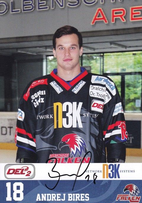 Autogramm Eishockey | Heilbronner Falken | 2013 | Andrej BIRES