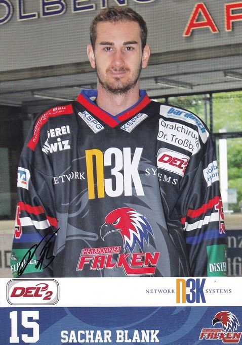 Autogramm Eishockey | Heilbronner Falken | 2013 | Sachar BLANK