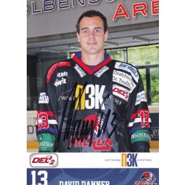 Autogramm Eishockey | Heilbronner Falken | 2013 | David DANNER