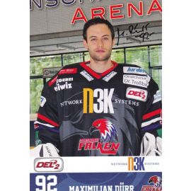 Autogramm Eishockey | Heilbronner Falken | 2013 | Maximilian DÜRR