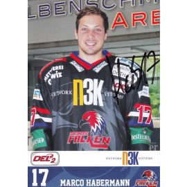 Autogramm Eishockey | Heilbronner Falken | 2013 | Marco HABERMANN