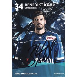 Autogramm Eishockey | ERC Ingolstadt | 2017 | Benedikt KOHL