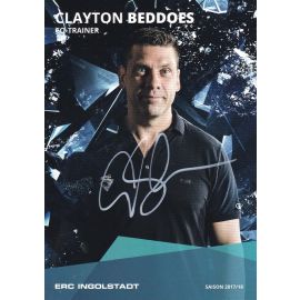 Autogramm Eishockey | ERC Ingolstadt | 2017 | Clayton BEDDOES