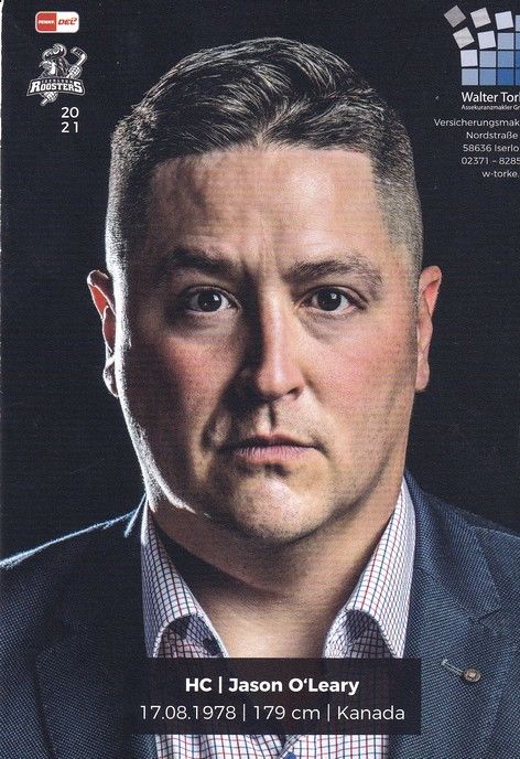 Autogramm Eishockey | Iserlohn Roosters | 2021 | Jason O´LEARY