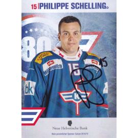 Autogramm Eishockey | Kloten Flyers | 2014 | Philippe SCHELLING