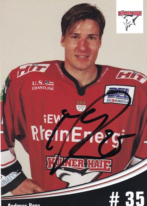 Autogramm Eishockey | Kölner Haie | 2000er GEW | Andreas RENZ