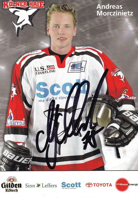 Autogramm Eishockey | Kölner Haie | 2004 | Andreas MORCZINIETZ