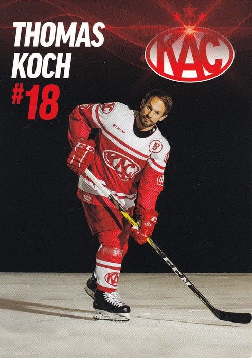 Autogramm Eishockey | EC KAC | 2010er CCM | Thomas KOCH