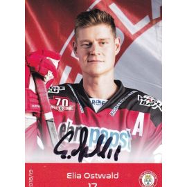 Autogramm Eishockey | EV Landshut | 2018 | Elia OSTWALD