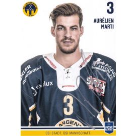 Autogramm Eishockey | SC Langenthal | 2018 | Aurelien MARTI
