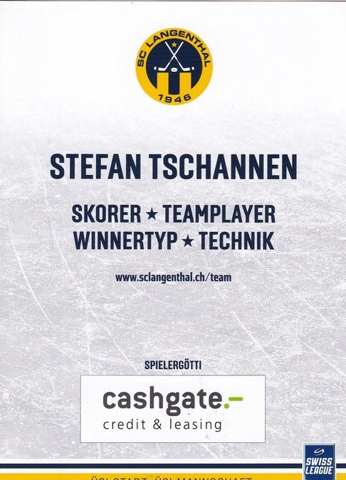 Autogramm Eishockey | SC Langenthal | 2018 | Hans PIENITZ
