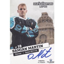Autogramm Eishockey | IceFighters Leipzig | 2017 | Damian MARTIN